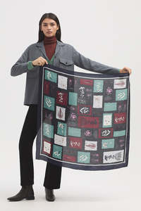 Nice Things Herbarium Silk Scarf