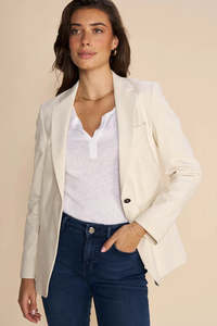 Blazers: Mos Mosh Mary Night Blazer Ecru