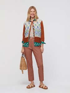 Nice Things: Nice Things Seersucker Checks Pants