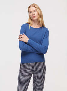 Nice Things Paloma Basic Wool T Shirt Royal Blue