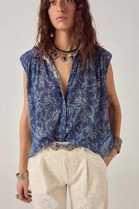 Maison Hotel Mina Shirt - Indigo