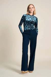 Pants Shorts: POM Lara pant Eternal blue