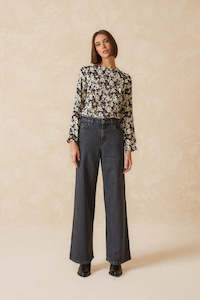 Indie & Cold Wide Leg Denim Jeans