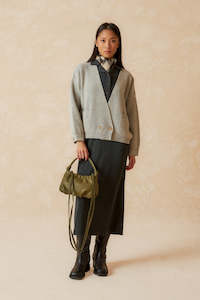 Indie & Cold Cross Knit Cardigan