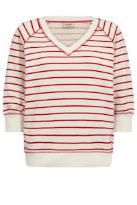 Mos Mosh Maggie Short Sleeve Sweatshirt -  Red