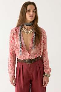 Maison Hotel: Maison Hotel Dylan Blouse - Pink Martini
