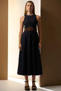 Dresses: POL Odette Belted Dress