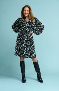 Pom Amsterdam Ocean Gems Dress Black