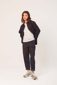 Indi & Cold Vichy Micro-Corduroy Over Shirt