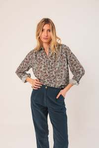 Blouses Tops: Indi & Cold Crepe Cotton Shirt