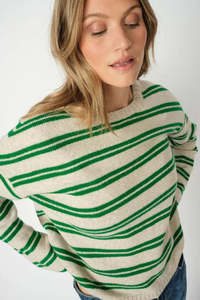 Sweaters Knitwear: Mos Mosh Khai Two Stripe Knit - Amazon