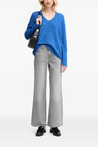 Mos Mosh Dara Hera Wide Leg Jeans - Grey