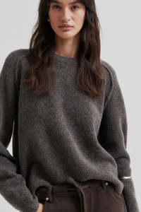 Second Female Banja Knit Raglan O-Neck