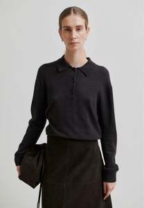 Sweaters Knitwear: Second Female Vilena Knit - Chocolate Brown
