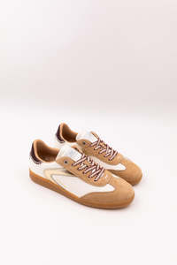 0-105 Nova Mocassin White and Tan