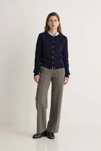 Pants Shorts: Yerse Straight Leg Check Pant
