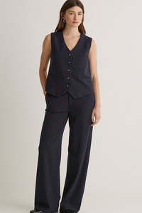 Yerse Wide Leg Stripe Pants