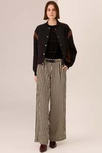 POL Cassidy Varsity Jacket - Chocolate