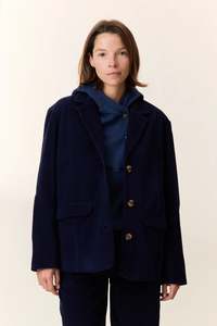 Coats Jackets: Leon & Harper Viviane Jacket Navy