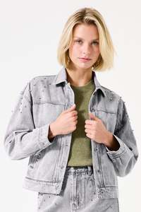 Coats Jackets: Garcia Denim Jacket Light Used