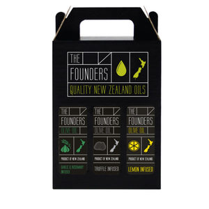 Now - The Founders: Infused Olive Oil Giftpack 3x 250ml