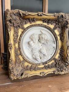 Decorative Statements 1: Antique Enrico Braga Cherub Plaques