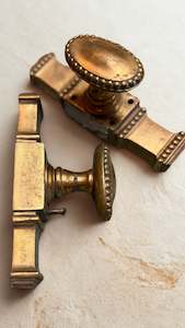 View All Available Antiques: French Brass Door Handle Set
