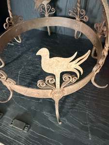 View All Available Antiques: French Iron late 19th Century Game Crown
