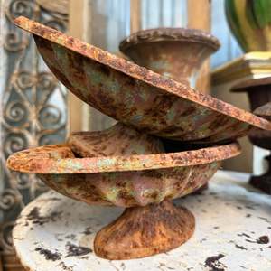 View All Available Antiques: Antique French Cast Iron Tazza