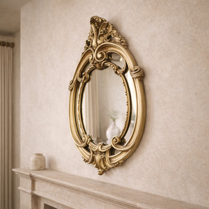 View All Available Antiques: Mid Century Italian Giltwood Rococo Revival Mirror