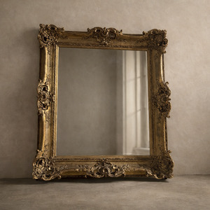 French Giltwood Mirror — Louis XV  Style - Late 19th Century