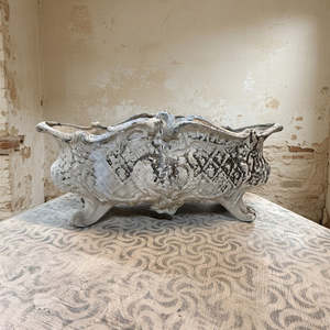 View All Available Antiques: French Antique Cast Iron Jardinière Planter –  Rococo Form