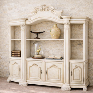 View All Available Antiques: Italian Baroque Revival Architectural Display Libreria