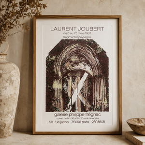 View All Available Antiques: Laurent Joubert –
Fragments / Paysages
Exhibition Poster, Paris, 1983