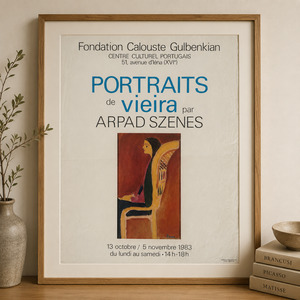 Fondation Calouste Gulbenkian – Portraits de Vieira by Arpad Szenes, 1983