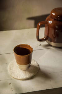 Round Felt Coasters - 12cm - Set of 4