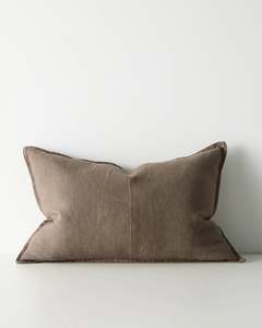 Blankets Throws Cushions: Weave | Como Cushion 40 x 60cm - Feather Fill
