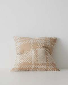 Blankets Throws Cushions: Weave | Sienne Cushion - Desert