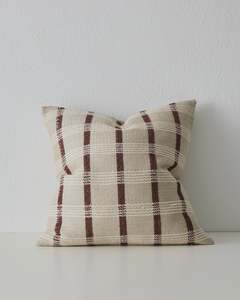Blankets Throws Cushions: Weave | Marmaris Cushion - Rosewood