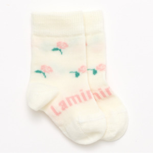 Clothing: Baby Merino Crew Socks | Rosa