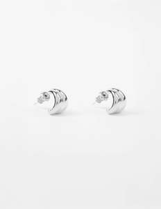 Hoop Double Bar Earrings