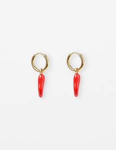 Gold Chillies Earrings