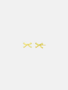 Earrings: Bow Studs