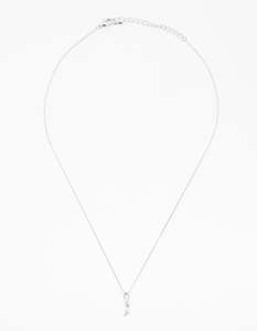 Necklaces: Silver Knot Necklace