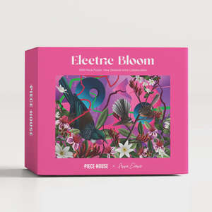 Puzzles: Piece House | Electric Bloom Puzzle - 1,000 pieces