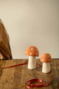 Dotty Felt Mushroom
