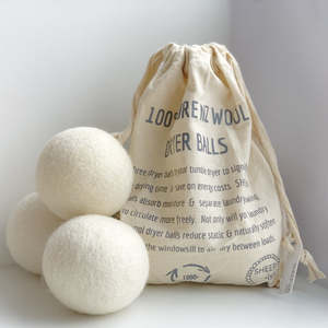 Reusable Eco: 100% NZ Wool Dryer Balls