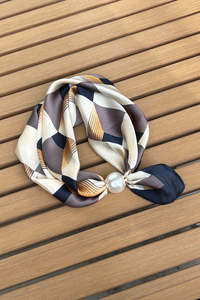 Pearl Fasten Neck Tie |  Cityscape
