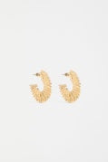 Earrings: Krusen Hoop Earring