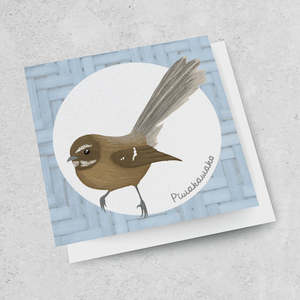 Birds of Aotearoa Card | Pīwakawaka